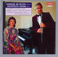 Schubert, Weber, Schumann - Works for Piano and Clarinet