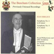 Sibelius conducted by Beecham - Symphony No. 6 & Symphony No. 4 
