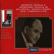 Nikita Magaloff plays Beethoven, Dallapiccola, Mendelssohn & Ravel