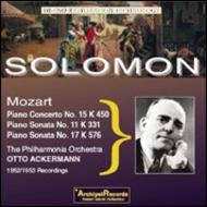 Solomon plays Mozart
