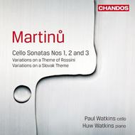 Martinu - 3 Cello Sonatas, Variations
