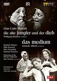 Menotti - Die Alte Jungfer, Das Medium