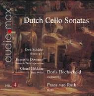 Dutch Cello Sonatas Vol.4