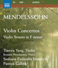 Mendelssohn - Violin Concertos, Violin Sonata in F minor