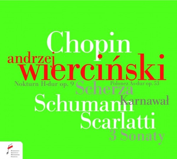 Chopin - 2 Scherzi; Schumann - Carnaval; Scarlatti - 3 Sonatas