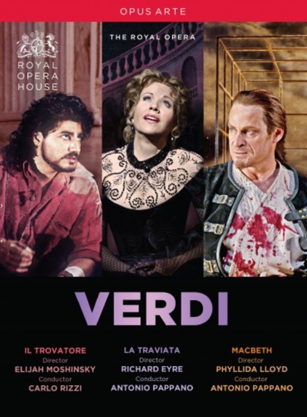 Verdi - Il trovatore, La traviata, Macbeth (DVD)