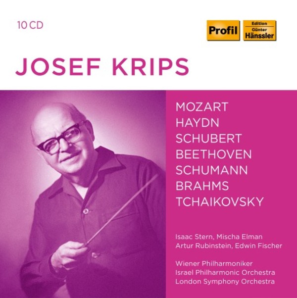 Krips conducts Mozart, Haydn, Schubert, Beethoven, Schumann, Brahms, Tchaikovsky