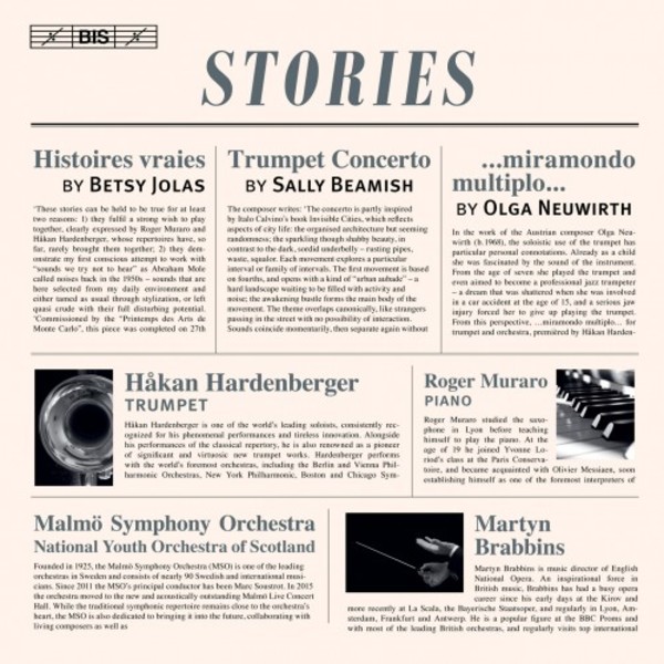 Stories: Trumpet Concertos by Jolas, Beamish & Neuwirth