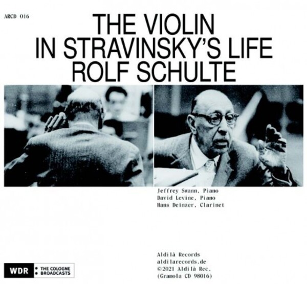 The Violin in Stravinsky�s Life | Gramola 98016