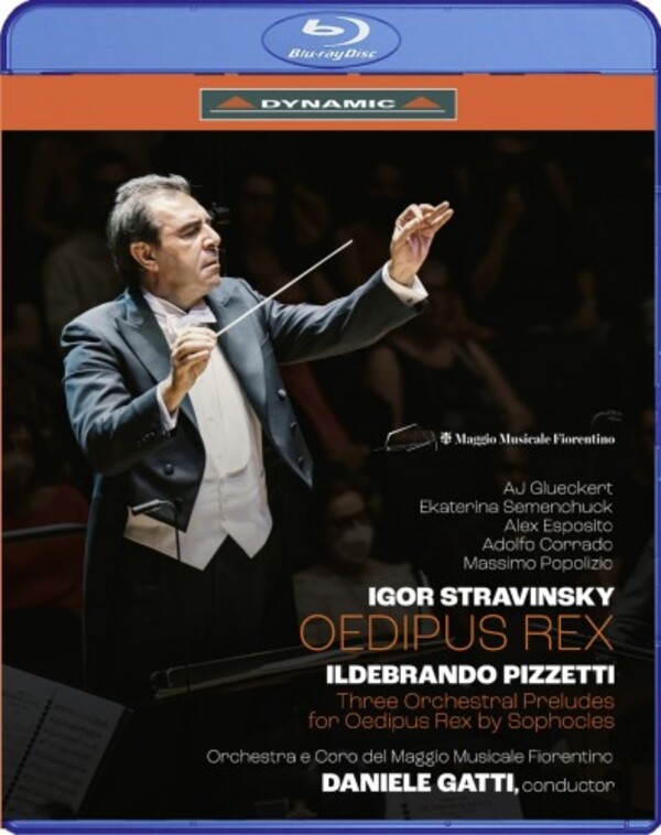 Stravinsky - Oedipus rex; Pizzetti - 3 Preludes for Oedipus rex (Blu-ray)
