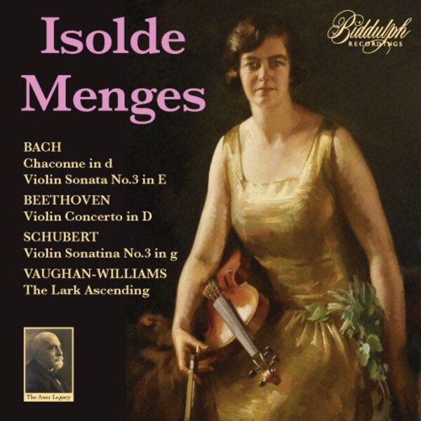 Isolde Menges plays Beethoven�s Violin Concerto, Bach, Handel, etc.