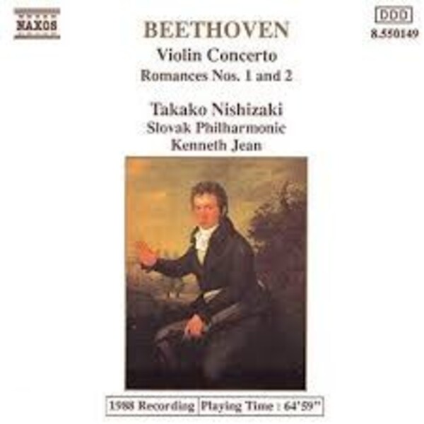Beethoven - Takako Nishizaki, Slovak Philharmonic, Kenneth Jean - Violin Concerto & Romances Nos. 1 And 2
