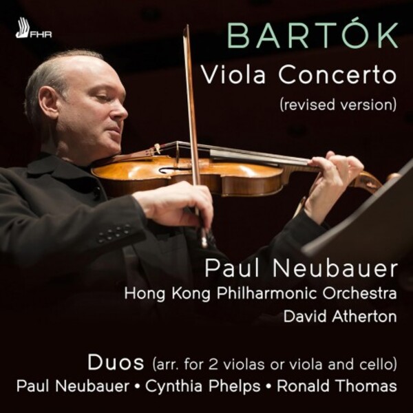 Bartok - Viola Concerto, 44 Duos (arr. P Bartok) | First Hand Records FHR175