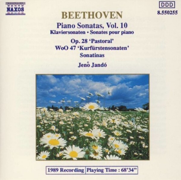 Beethoven, Jen� Jand� - Piano Sonatas, Vol. 10 (USED)