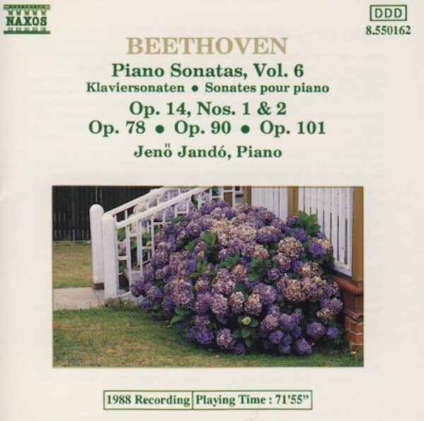 Beethoven, Jen� Jand� - Piano Sonatas, Vol. 6