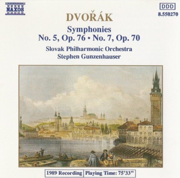 Dvorak, Slovak Philharmonic Orchestra, Stephen Gunzenhauser - Symphonies No.5, Op. 76 � No. 7, Op. 70