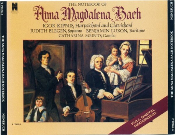 Igor Kipnis, Judith Blegen, Benjamin Luxon, Catharina Meints - The Note Book Of Anna Magdalena Bach (USED)