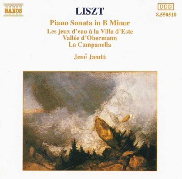 Liszt - Piano Sonata in B minor, La Campanella, Vallee d�Obermann, Jeux d�eaux (USED)