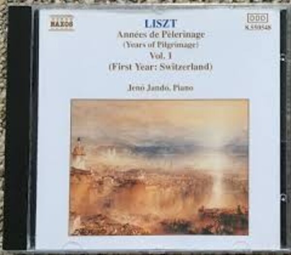 Liszt - Ann�es De P�lerinage Years Of Pilgrimage Vol. 1 (USED)