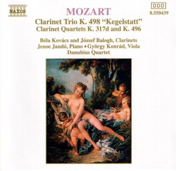 Mozart -  Clarinet Trio - Kegelstatt, Clarinet Quartets