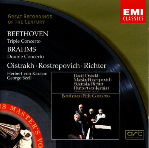 Beethoven & Brahms � Oistrakh � Rostropovich � Richter, Herbert von Karajan & George Szell - Triple Concerto & Double Concerto