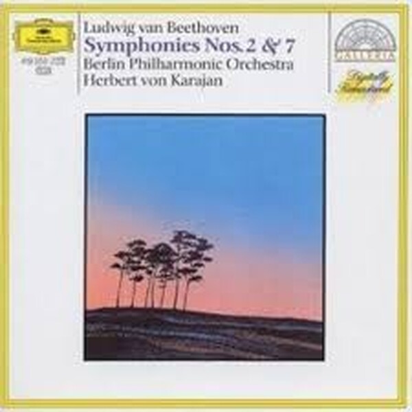 Ludwig van Beethoven & Berlin Philharmonic Orchestra & Herbert von Karajan - Symphonies Nos. 2 & 7 (USED)