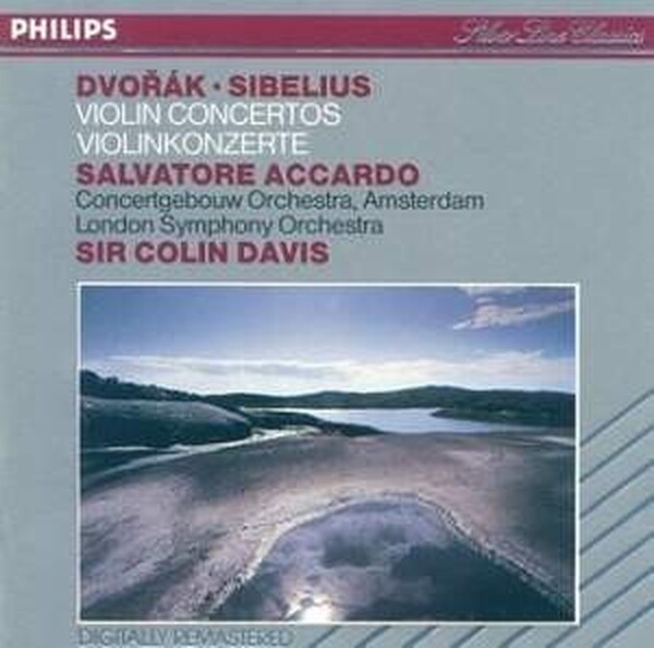 Dvoř�k ⦁ Sibelius, Salvatore Accardo, Concertgebouw Orchestra, Amsterdam, London Symphony Orchestra, Sir Colin Davis - Violin Concertos (USED)