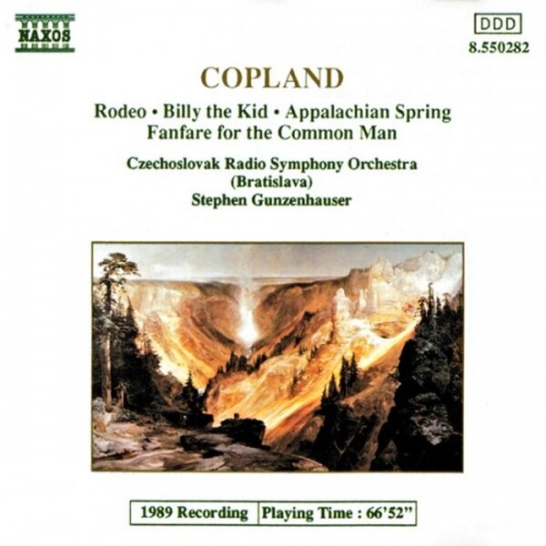 Copland, Czechoslovak Radio Symphony Orchestra Bratislava, Stephen Gunzenhauser - Rodeo � Billy The Kid � Appalachian Spring � Fanfare For The Common Man (USED)