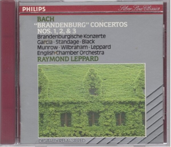 Bach - English Chamber Orchestra, Raymond Leppard - The Brandenburg Concertos Nos. 1, 2 & 3 (USED)
