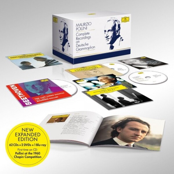 Maurizio Pollini: Complete Recordings on Deutsche Grammophon (CD + DVD + Blu-ray)