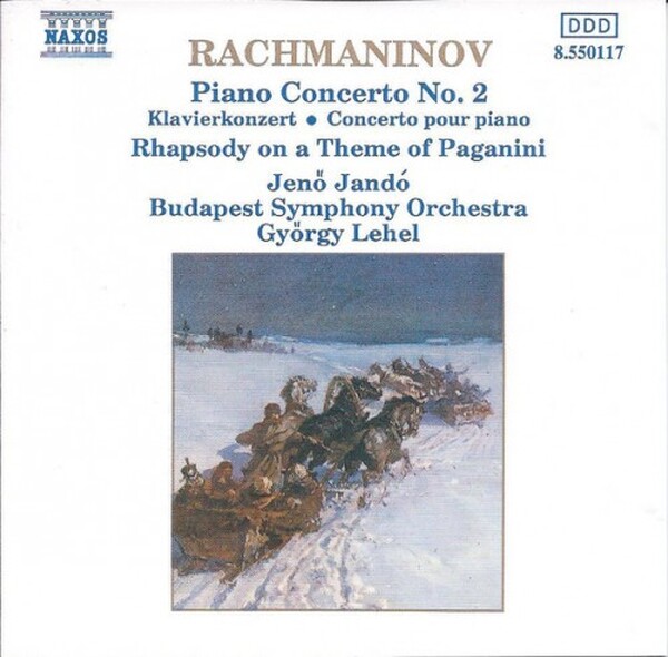 Rachmaninov, Jen� Jand�, Budapest Symphony Orchestra, Gy�rgy Lehel - Piano Concerto No. 2 � Rhapsody On A Theme Of Paganini (USED)