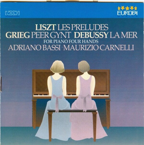 LISZT, GRIEG AND DEBUSSY FOR PIANO FOUR HANDS