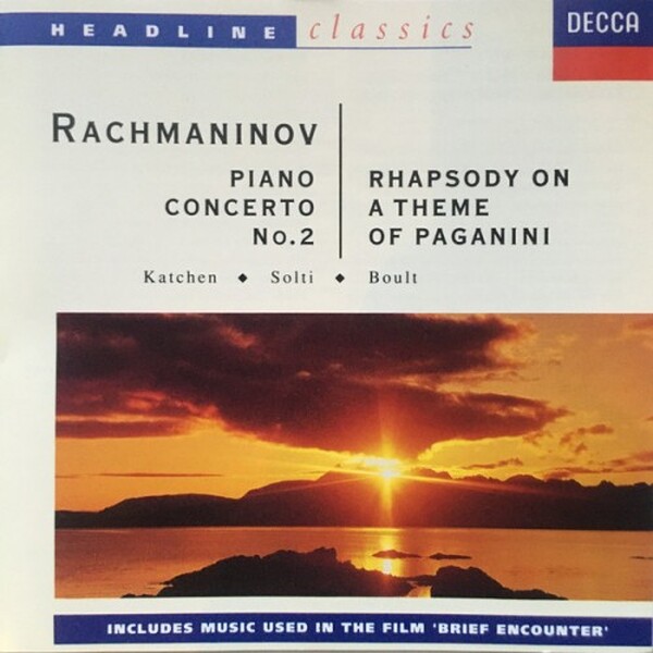 Rachmaninov - Piano Concerto No.2 & Rhapsody On A Theme Of Paganini (USED)