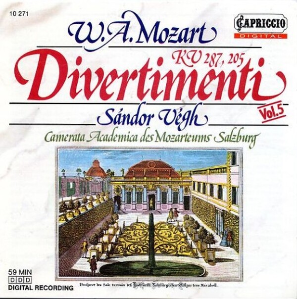 Mozart: Divertimenti K. 205 and 287
