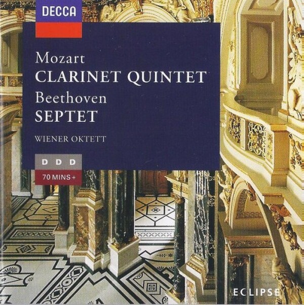 Mozart - Clarinet Quintet, Beethoven - Septet (USED)