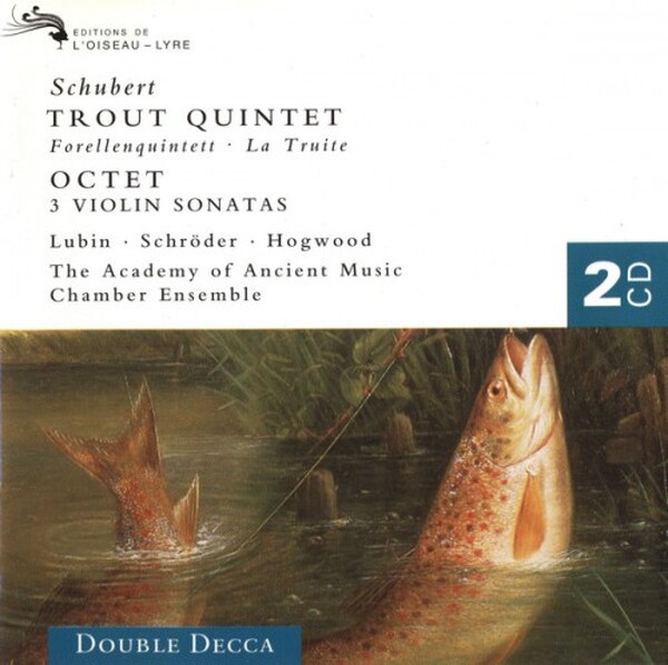 Schubert - Trout Quintet - Octet - 3 Violin Sonatas (USED) | Decca - L'Oiseau Lyre 4557242 Schubert - Trout Quintet - Octet - 3 Violin Sonatas (USED) | Decca - L'Oiseau Lyre 4557242