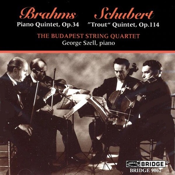 Budapest String Quartet play Brahms and Schubert (USED)