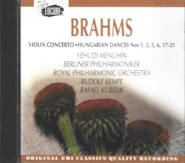 Brahms - Violin Concerto & Hungarian Dances Nos 1, 3, 5, 6, 17-21 (USED)