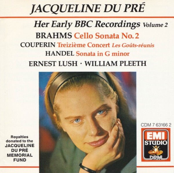 Jacqueline Du Pre - Her Early BBC Recordings Volume 2, Brahms Cello Sonata No. 2 (USED)