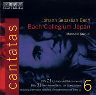 J. S. Bach � Cantatas, Volume 6 (BWV 21, 31)