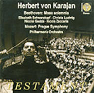 Beethoven - Missa solemnis  / Mozart - Prague Symphony